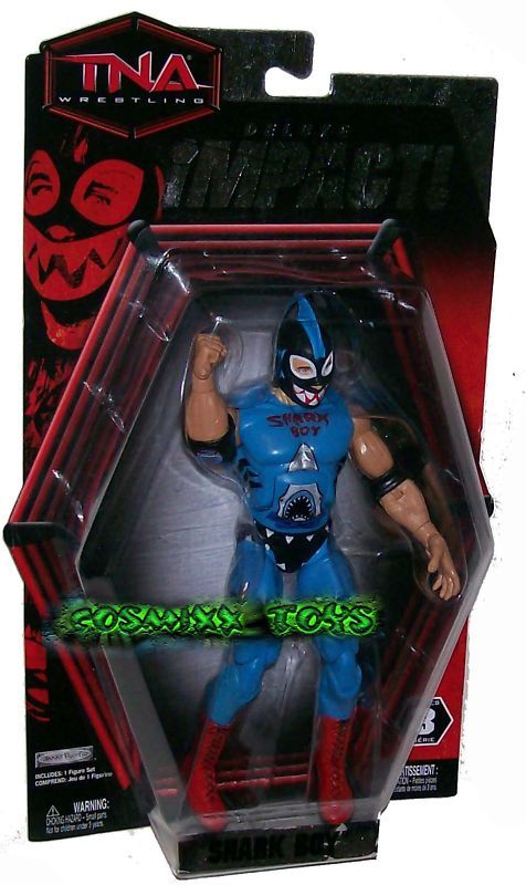 WRESTLING TNA DELUXE IMPACT SERIES 3 SHARK BOY JAKKS  