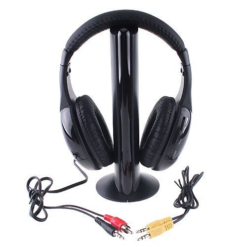 in 1 Wireless headphone Earphone wireless Monitor FM radio for MP4 