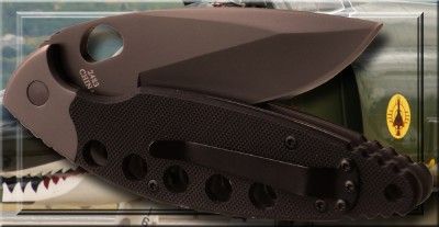 Ka Bar Knives TDI Sidelock Folder Black Pocket Knife  