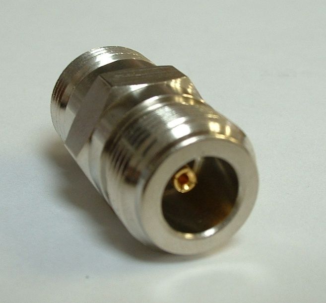   adapter with this adapter you can connect two regular n male