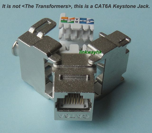 News   For this CAT6A Shielded Keystone Jack