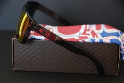 NEW Oakley Holbrook Grey Smoke w/Ruby Iridium w Paperwork,Soft Case 