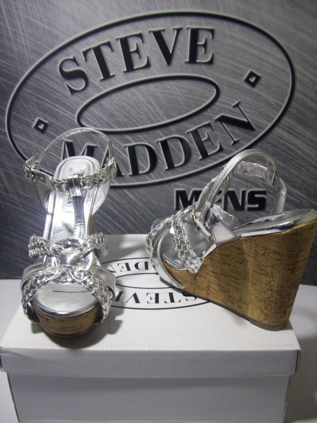 WOMENS STEVE MADDEN P VANS WEDGE HEELS  