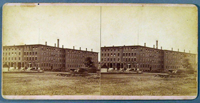 Shoe Factory, Lewiston, Maine, old photograph  
