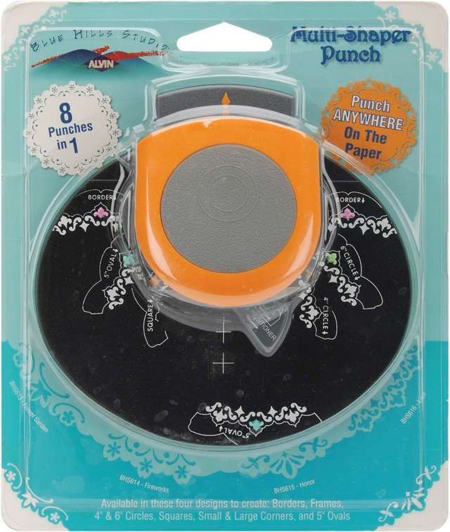 LACE Magnetic Multi Shape Paper Punch Blue Hills Studio  