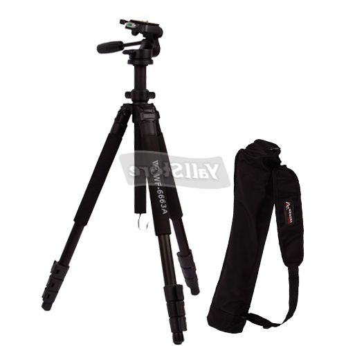 WEIFENG Professional Tripod FT 6663A Full Pan 65.5 360° FLUID HEAD 