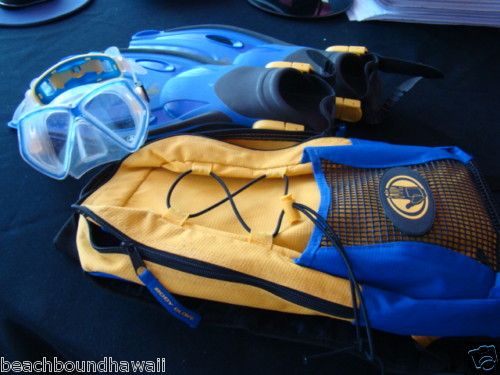 Body Glove Fins Mask Jr Amaze + Carrying Tote  