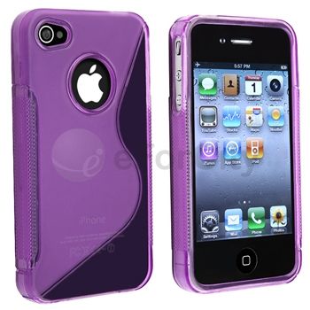 new generic tpu rubber skin case compatible with apple iphone 4 4s 