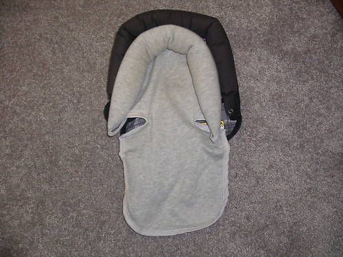 Especially for Baby Car Seat Double Headrest Grey Black  