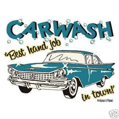 NEW FUNNY BEST HAND JOB CARWASH SHORT SLEEVE T SHIRT  