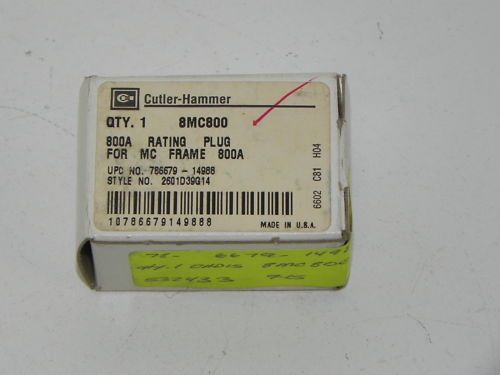 NIB CUTLER HAMMER 8MC800 CIRCUIT BREAKER 800AMP  