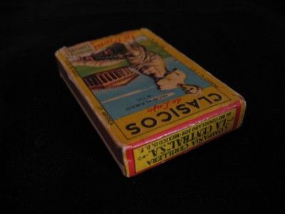 Vintage Mexican Matchbook   Classicos de Lujo  