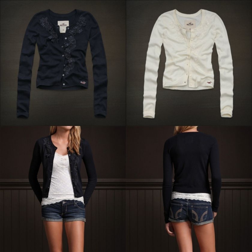   Hollister by Abercrombie Women Boat Canyon Cardigan sweater Shirt Top