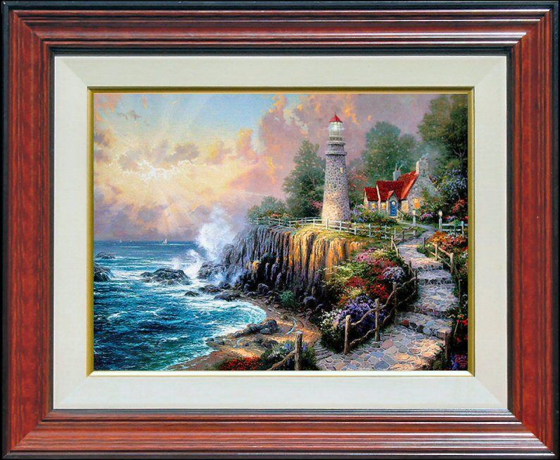 Light of Peace 16x20 Classic Edition Framed Canvas Thomas Kinkade 