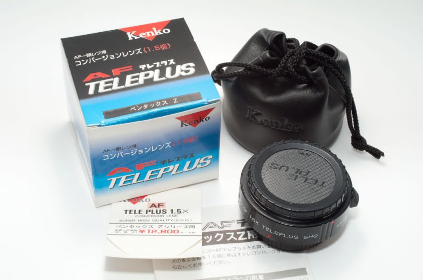 Kenko 1.5X Pz AF Teleplus SHQ teleconverter for Pentax  