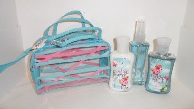 BBW CARRIED AWAY BAG, LOTION, WASH & MIST GIFT SET  