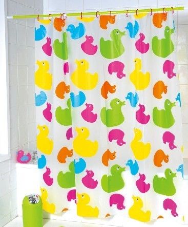 Gorgeous Ducks PEVA Shower Curtain JZ2001  