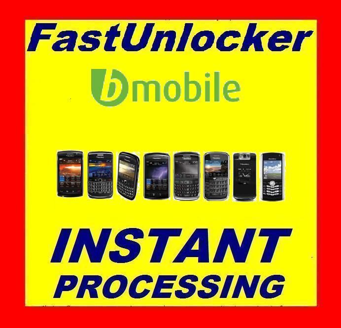 UNLOCK Code for BMobile Blackberry Storm 9520 9500 8820  