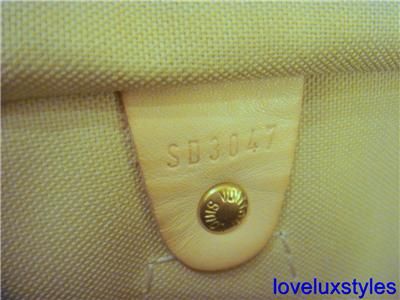 850 HOT STYLE AUTHENTIC LOUIS VUITTON AZUR DAMIER SPEEDY KEEPALL 