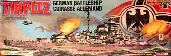   TIRPITZ German Battleship Plastic Model Kit 1/350 NEW  