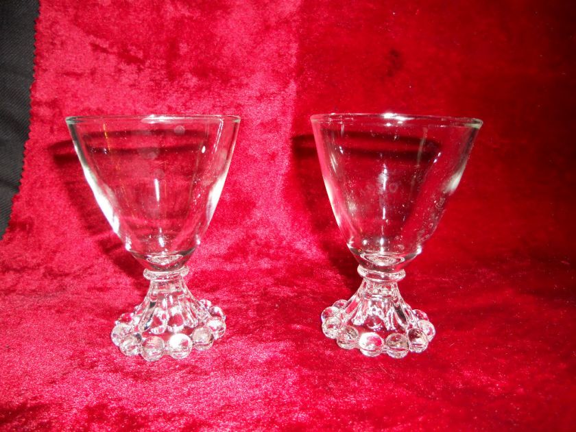 Vintage Candlewick Boopie Cordial/Juice glasses~~  