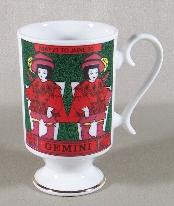 Gemini Zodiac By Elena Sign Coffee Cup Mug Royal Crown  