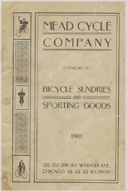 1900 to 1923 Mead   Ranger Bicycle Catalogs on CD  