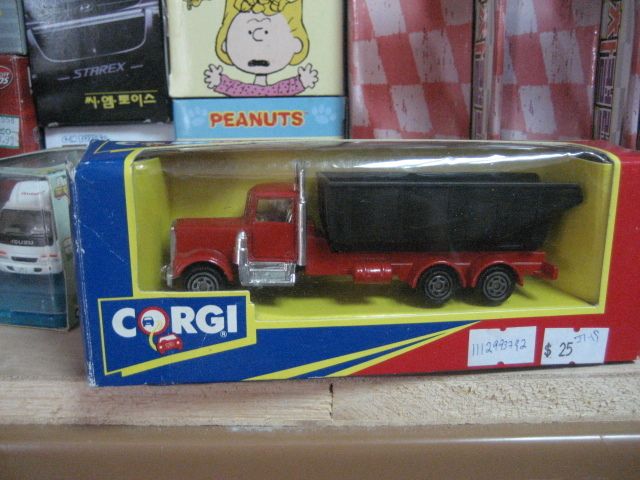 Kenworth dump truck toy car corgi  