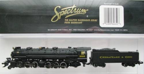 New N Scale BACHMANN C&O USRA 2 6 6 2 Articulate LOCO & Tender  