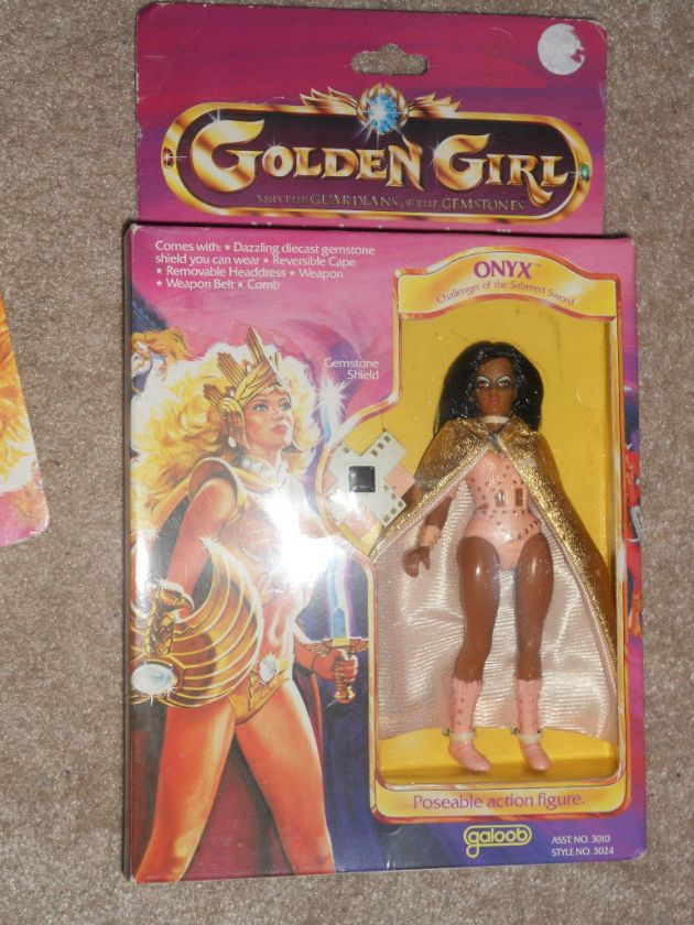 1980s Golden Girl Galoob OUTFIT ONYX Golden Shera MOTU #  