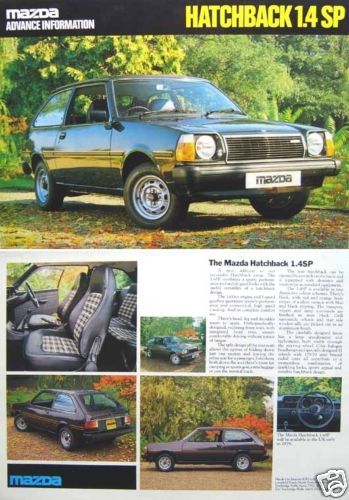 Mazda 323 Hatchback 1.4 SP 1978 79 Original UK Brochure  