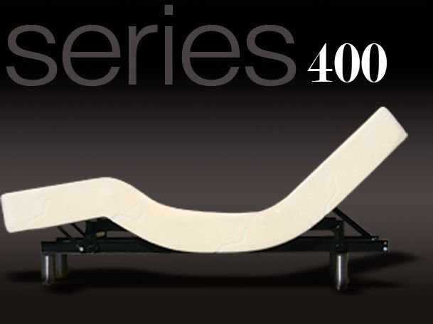 Ergo adjustable bed ErgoMotion w remote, 70° head elevation. massage 