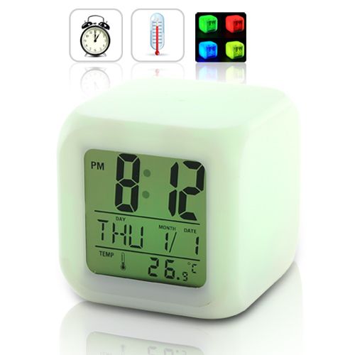 New Fantastic Trip Color Changing LED Mood Alarm Clock  