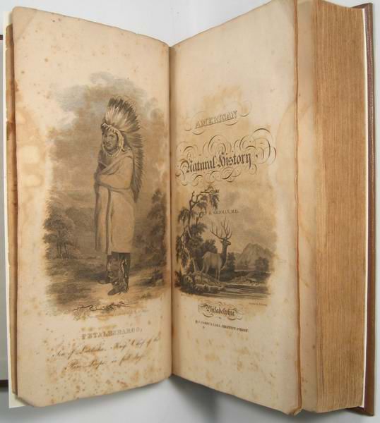   Natural History Vol 1 John Godman, Animal Engravings, 1826 1st Edition