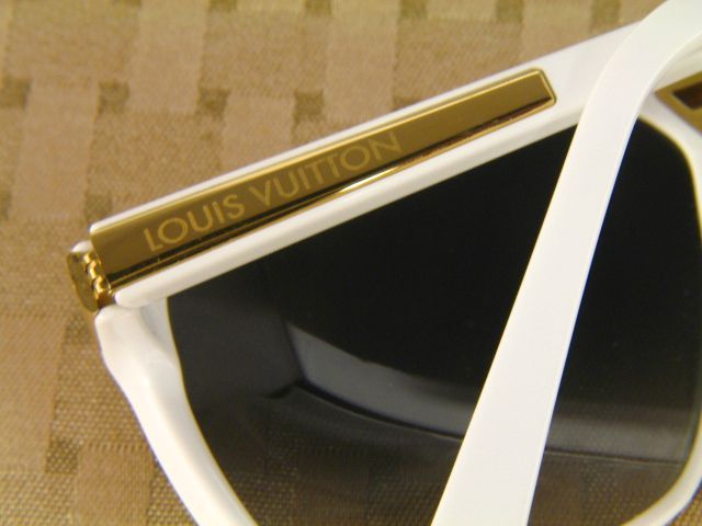 Louis Vuitton Evidence White Sunglasses Sun Glasses  