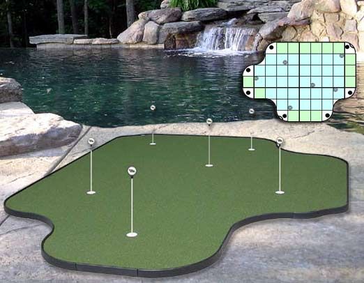 Tour Links Putting Green 14x20 NEW   Backyard Practice  