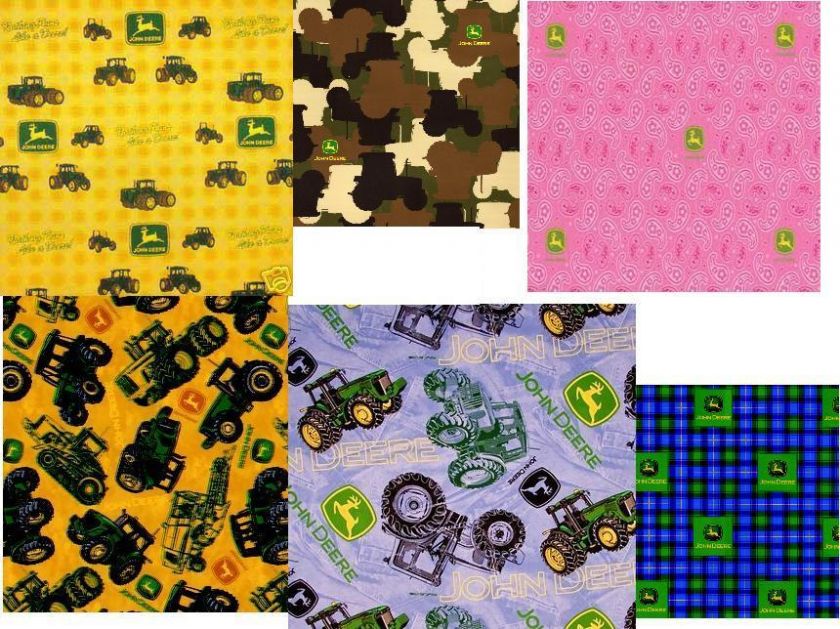 MIXED John Deere BANDANAS Hanky Handkerchief *US Made  