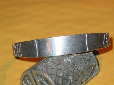 Charming Vintage Sterling Reed & Barton Cuff Bracelet  