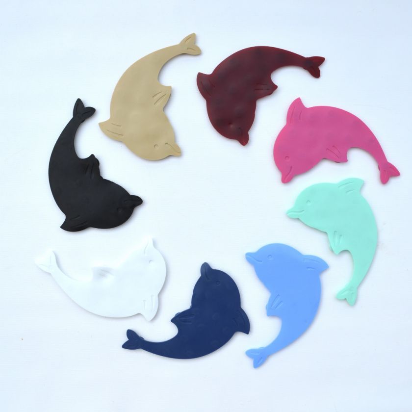 Pc. Mini DOLPHIN Bath Mat/Applique/Anti Bacterial  