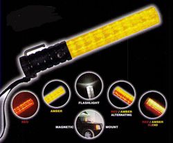 Traffic Safety Crossing Guard LED Baton Light Wand R/AM  