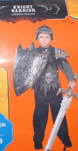 Knight Warrior Armor Boys Costume NWT 10 12  