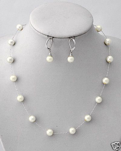 Faux Pearl Jewelry Set Wedding Bridal Bridesmaids Gifts  