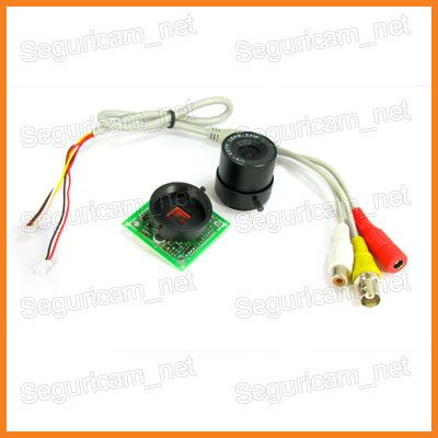 Mini 1/3 SONY CCD PCB Board CCTV Camera Video 6mm Mic  