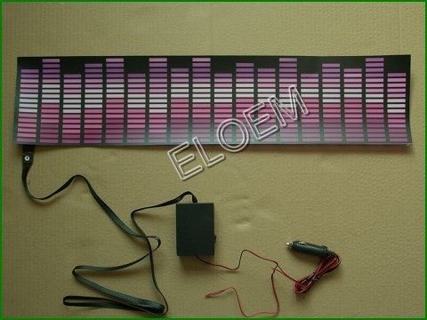 Car Stickers Sound music Activated/equalizer glow light  