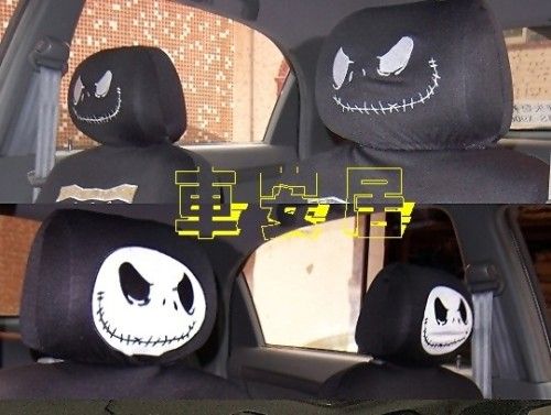 Nightmare Before Christmas Car Headrest Covers 2pcs  