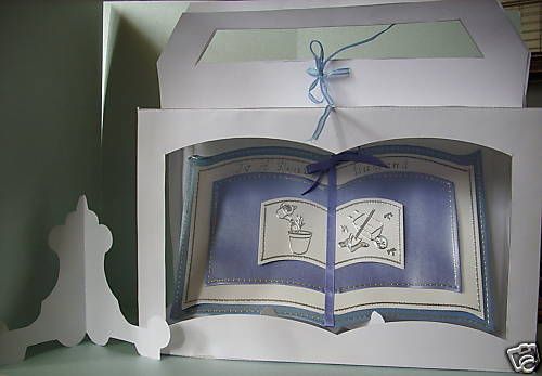 Display Box & Stand Template For Bookatrix Layered Card  