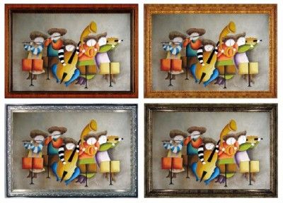 Roybal Oil Painting Kids Musical Orchestra Instruments  