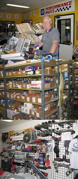 Corvette Mikes Parts and Accessories Department is fully staffed with 