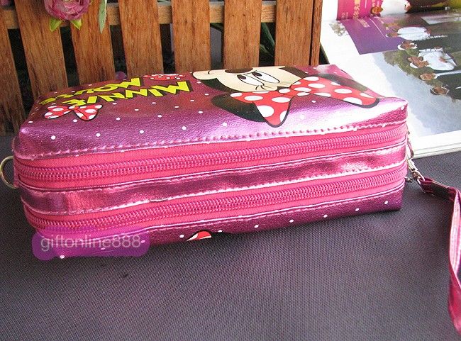 Disney Minnie Mouse makeup cosmetic pen & pencil bag  