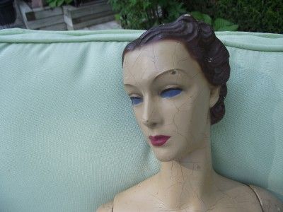   VINTAGE 31 MANNEQUIN MINIQUIN STORE COUNTER DISPLAY ~ FABULOUS  